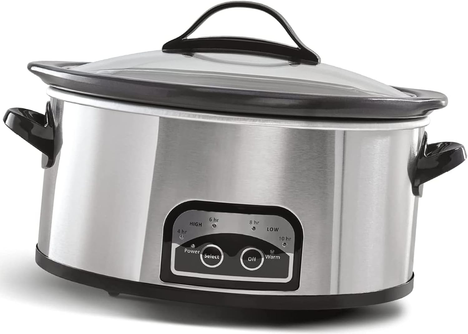 6 Quart Electric Slow Cooker Stainless Steel M995