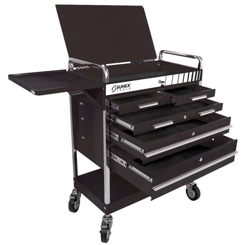 Red 5 Drawer Service Cart Z7883