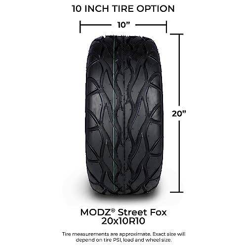 Set of Four 20x10-R10 Radial Golf Cart Tire R16404