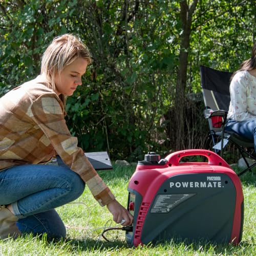 2,000-Watt Gas-Powered Portable Inverter Generator T16477