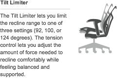 Slate Grey Ergonomic Office Chair with Adjustable Arms T1421