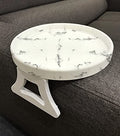 Round Armrest Tray Table T7673