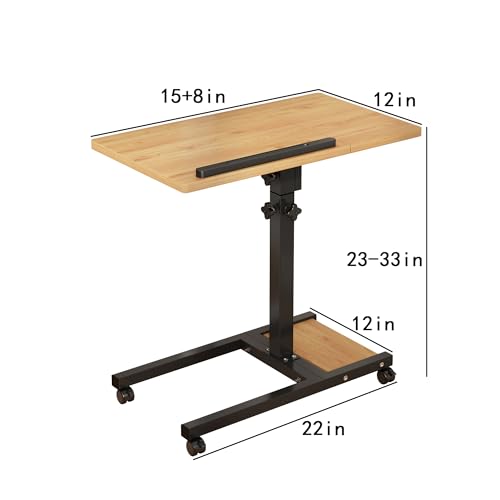 Mobile Adjustable Height Laptop Stand with Wheels J5859