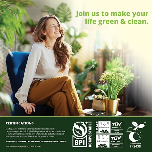 13 Gallon Compostable Trash Bags Y2163