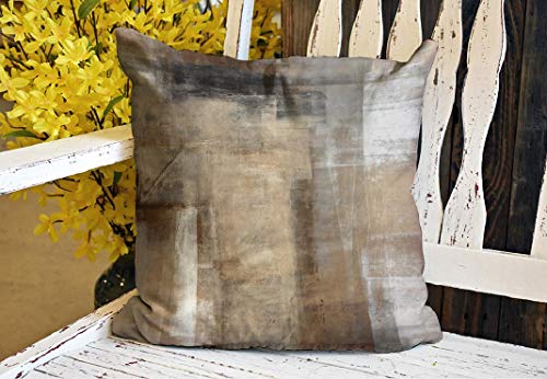 Brown and Grey Decorative Pillow Covers Set of 2 V55947