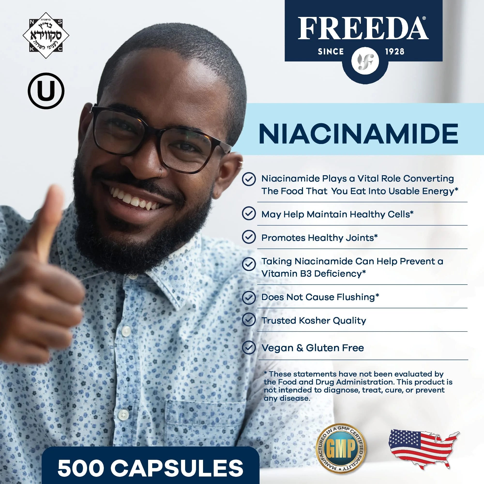 Niacinamide 500 Capsules M473