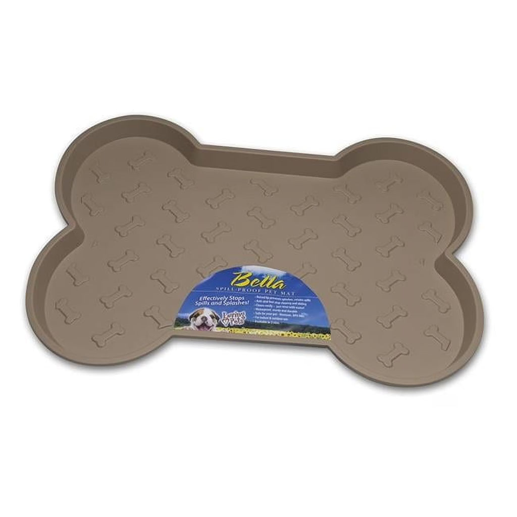 Gray Non-Toxic Anti-Spill Dog Mat M89167