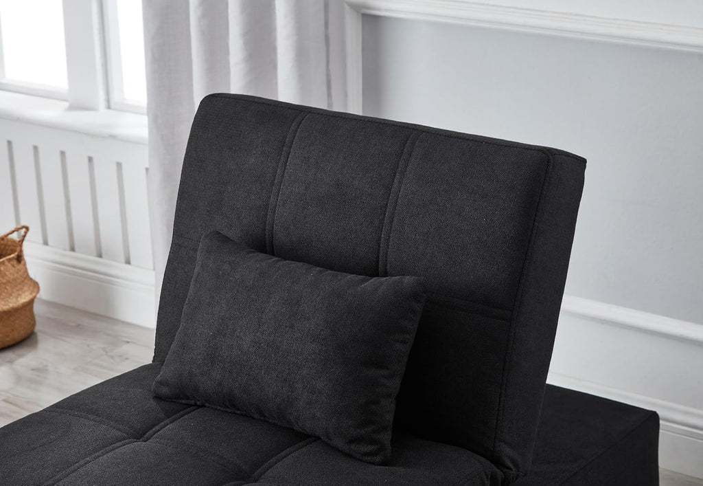 Sleeper Chair Bed Convertible Sofa Bed Ottoman Chaise Lounge V7161