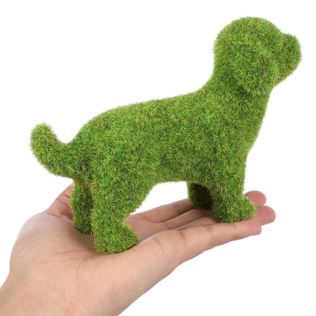 Flocked Puppy Ornament N9576