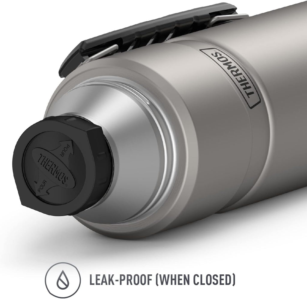40 Ounce Vacuum-Insulated Stainless Steel Beverage Bottle and 16 Ounce Travel Mug Q385