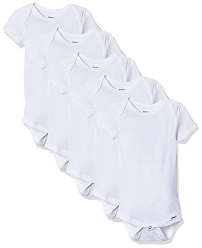 5-Pack Solid Onesies Bodysuits Q3734