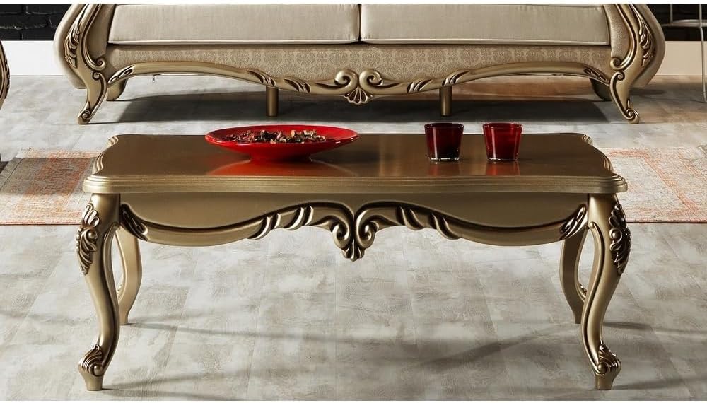 Gold Coffee Table Y37642