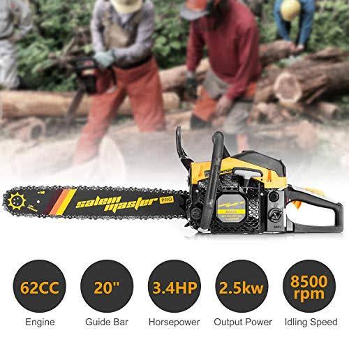62 CC 2-Cycle Gas Powered Chainsaw E737370