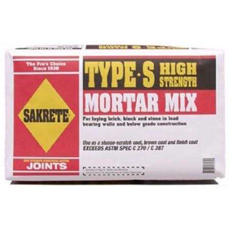 60 lb Type S Mortar Mix X644375