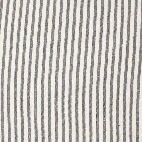 Blue Ticking Stripe Queen Quilt Coverlet U8085