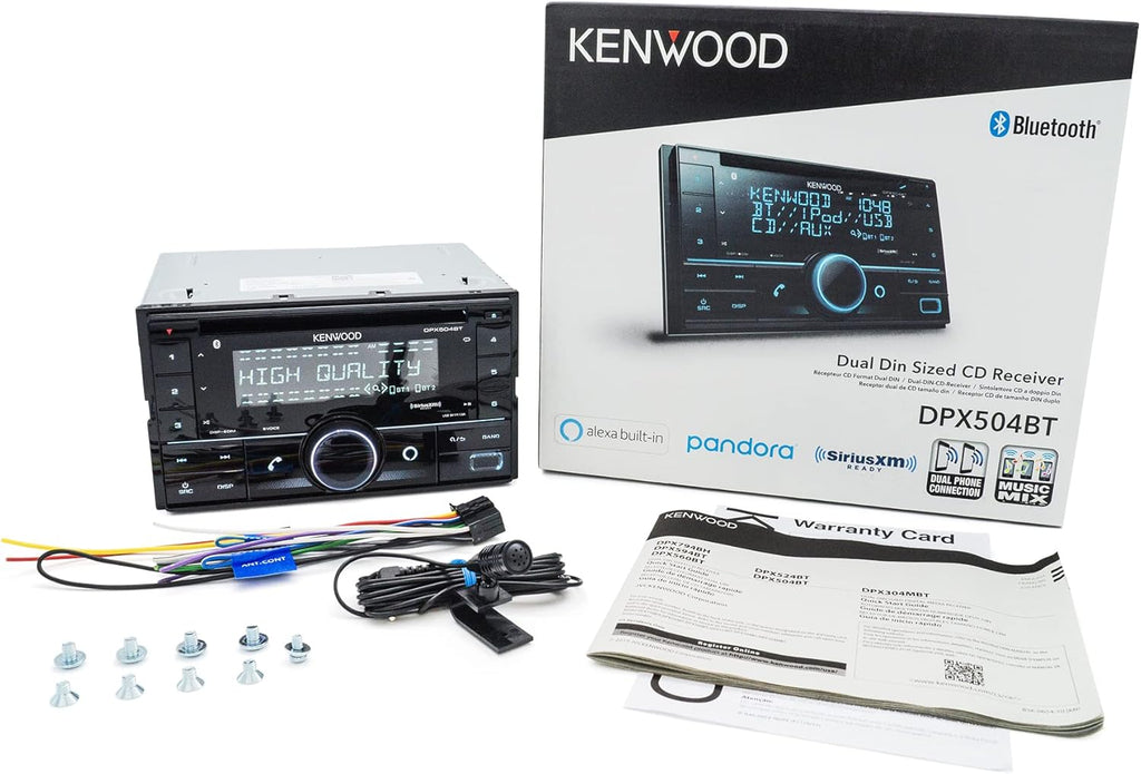 Double DIN CD Receiver with Bluetooth M89267