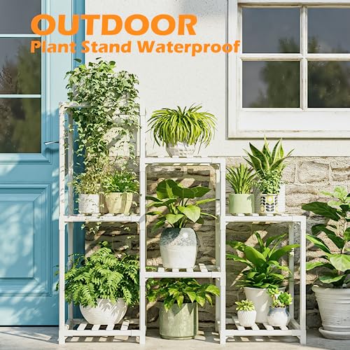 3 Tiers Ladder Wood Plant Stand X1607