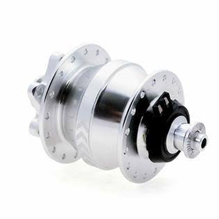 Silver Dynamo Bike Hub 32H 100mm J8011