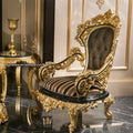 Black Gold Hand Carved Sofa Set S88480