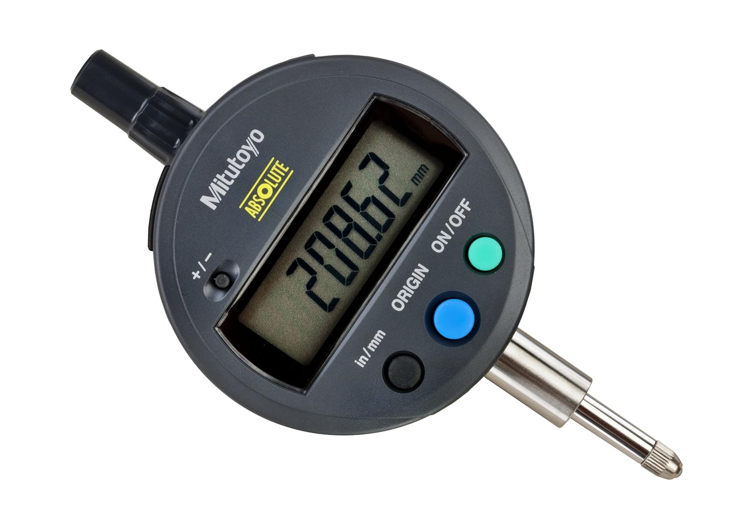 Absolute Digimatic Indicator, Flat Back, 0-0.5 Range, 0.0005 Resolution X220522