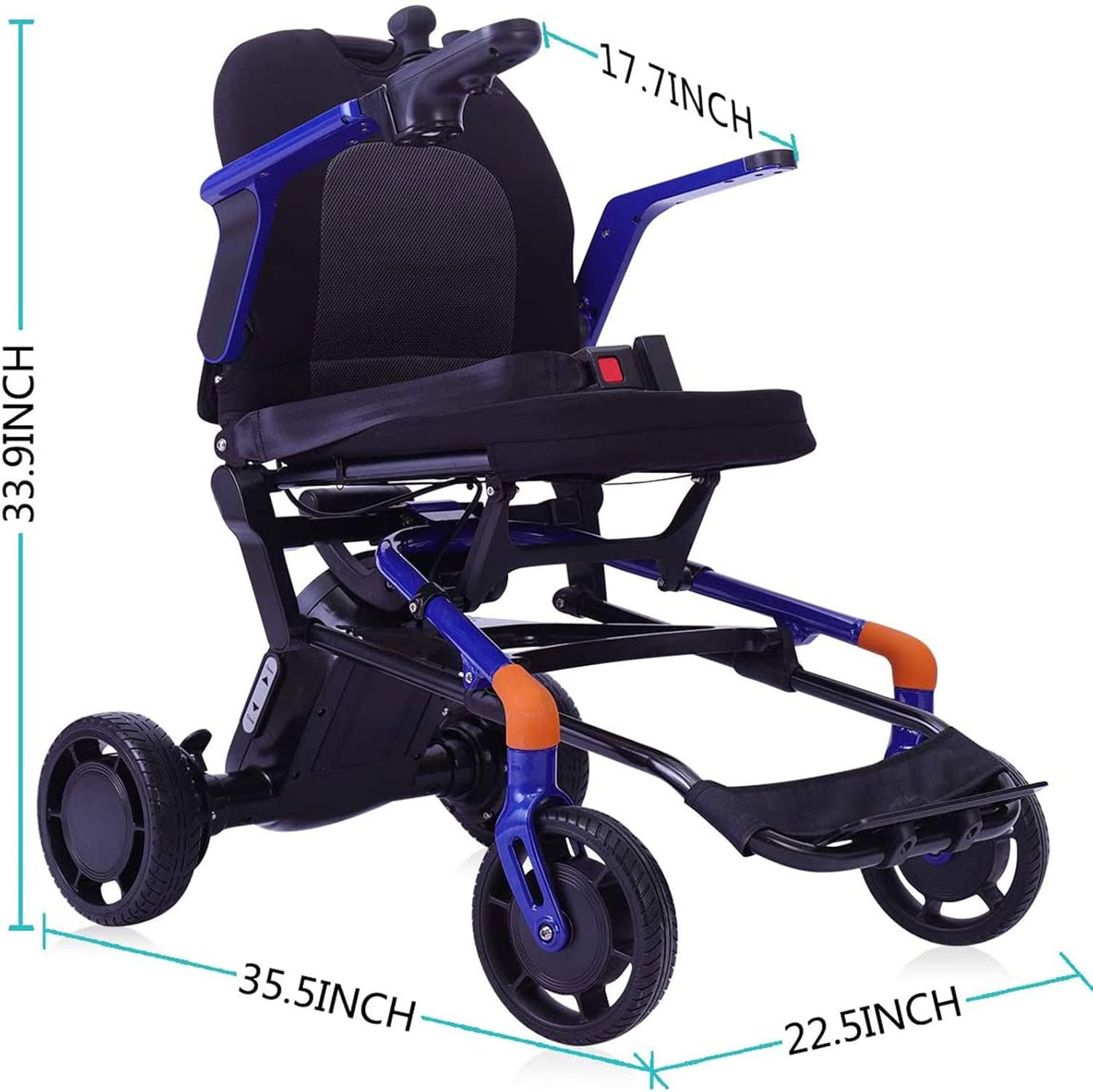 Lightweight Foldable Electric Power Wheelchair K714613