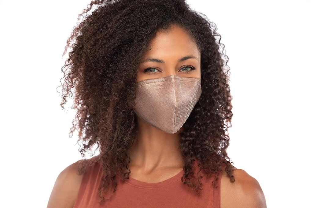 Copper and Silver Cup Face Mask T4021
