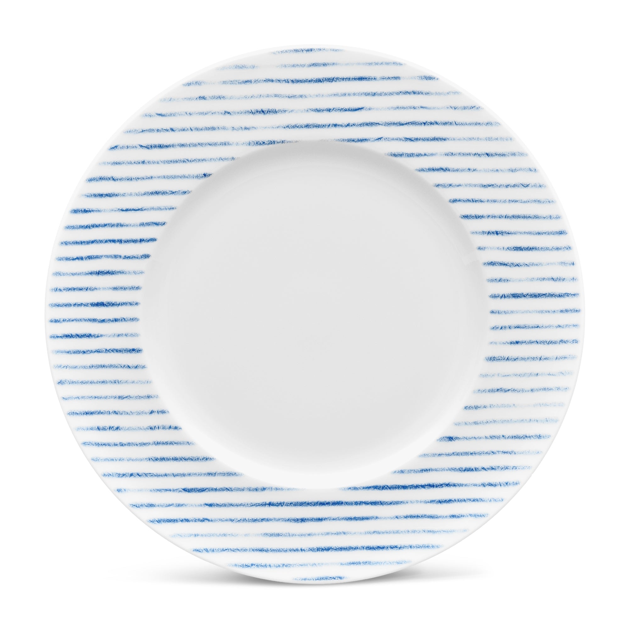 Set of 4 Blue Salad Plates F4077