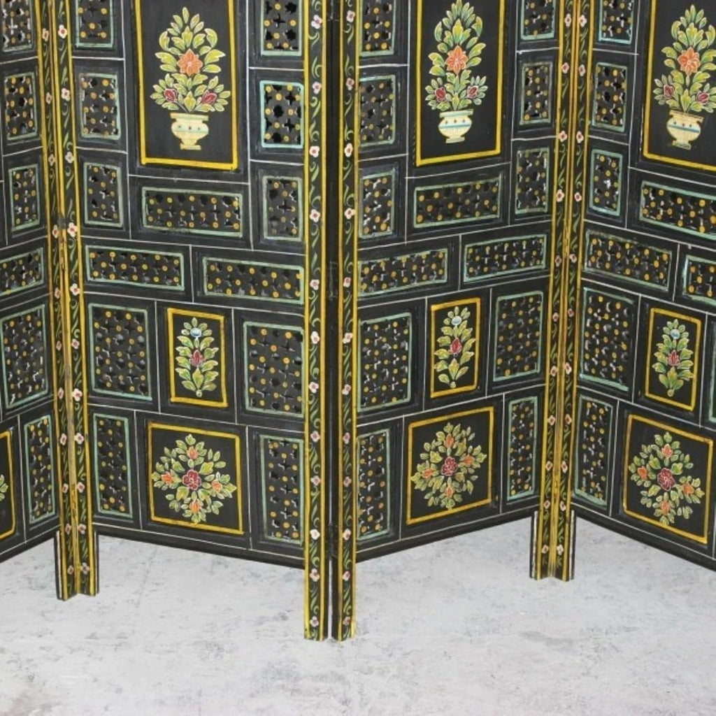 Hand Carved Painted Partition Divider V83433