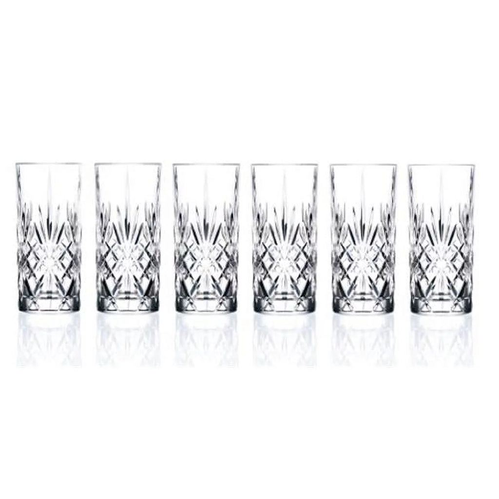 RCR Crystal Highball Glass set of 6 U4376