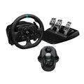 Black Genuine Leather Racing Wheel and Pedals T597