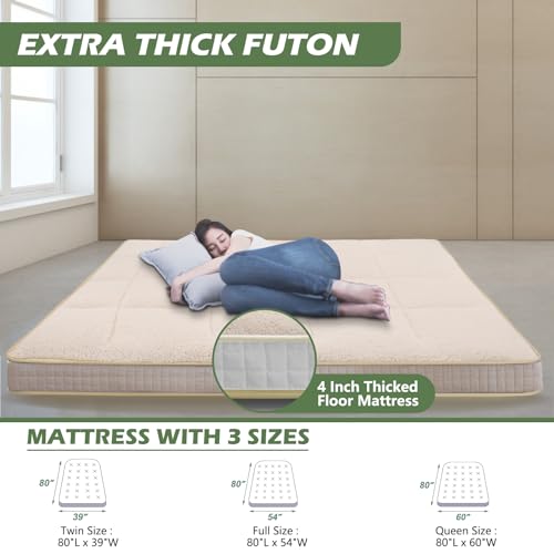 Twin Full Queen Foldable Floor Mattress Q974492