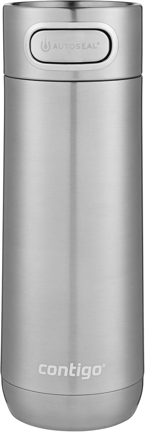 16oz Stainless Steel Thermal Travel Mugs, Set of 2 L2299