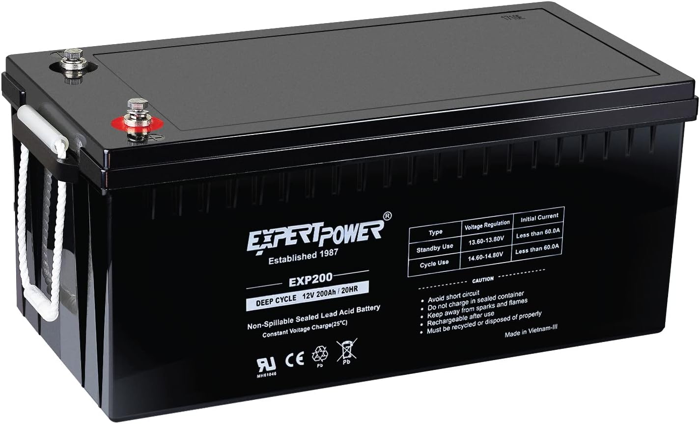 12V200Ah Sealed Lead Acid Deep Cycle Battery T176922