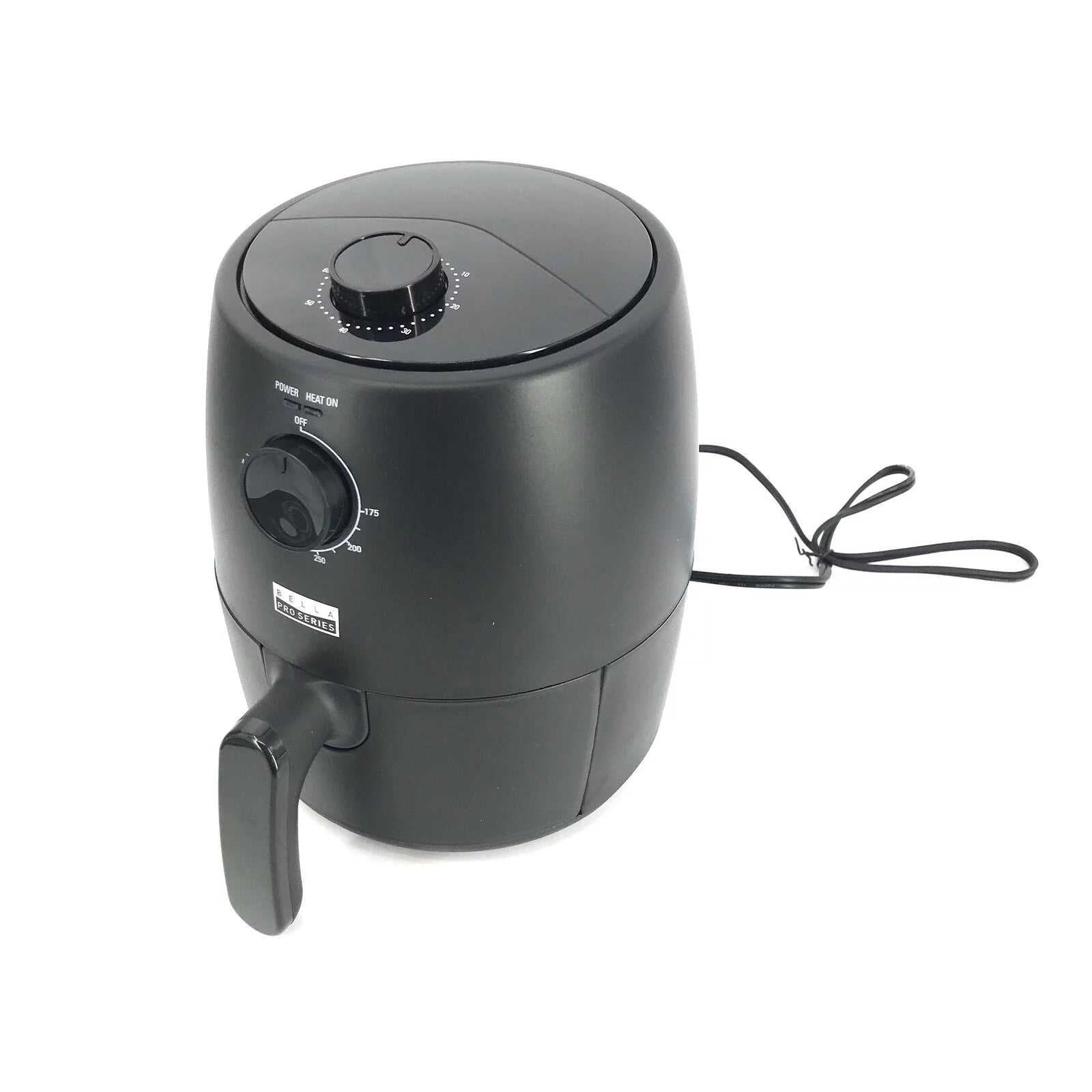 2qt Analog Air Fryer Matte Black R3765