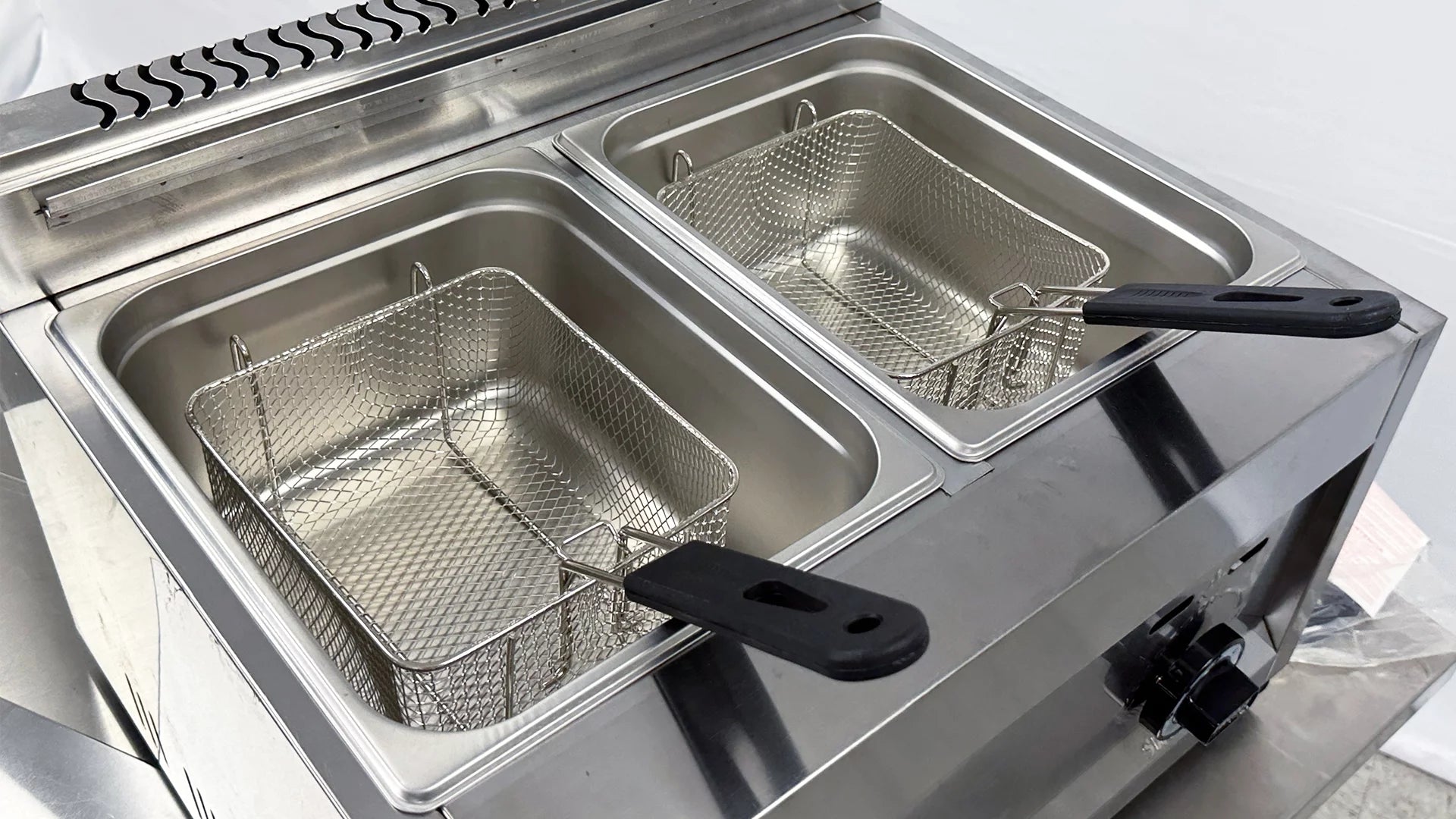 7 gallon Commercial Countertop Double Deep Fryer H5047