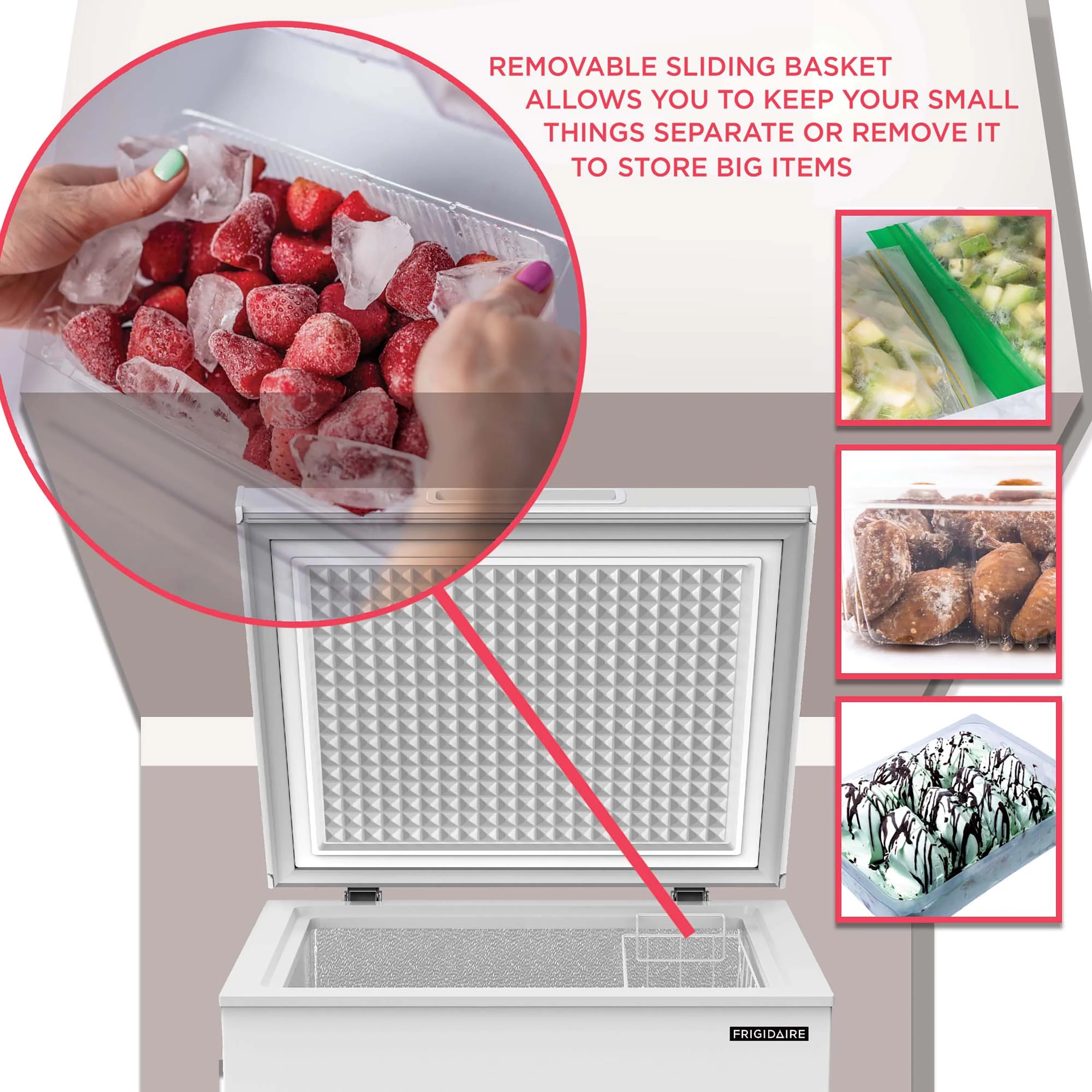 White 7.0 Cu. ft. Chest Freezer K42499