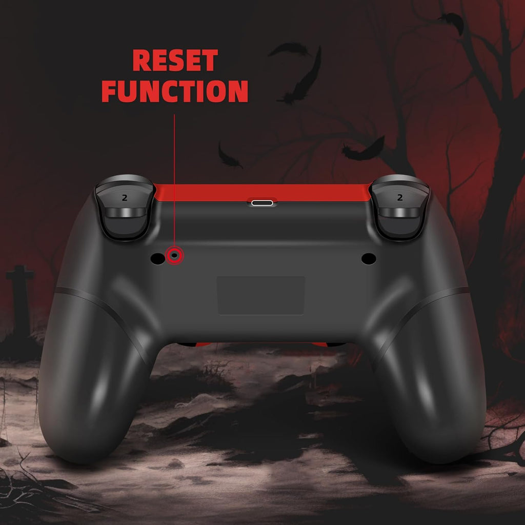 Red Cloudy Wireless Controller for PS4 N481