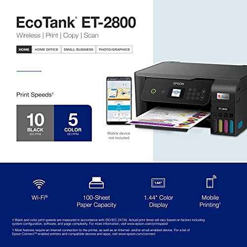 White Wireless Color All-in-One Supertank Printer Z317286