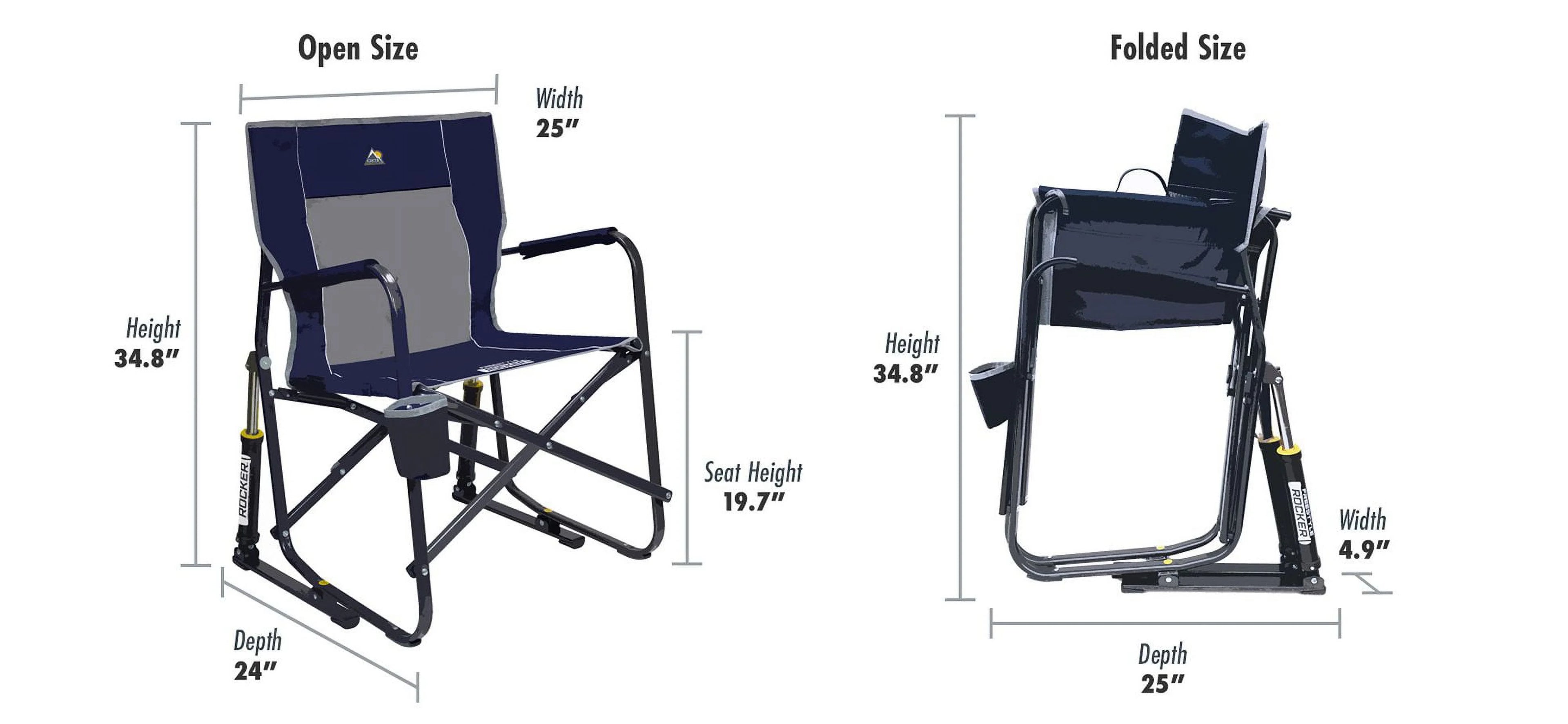 Royal Blue Mesh Outdoor Rocking Chair 2 Pack I226