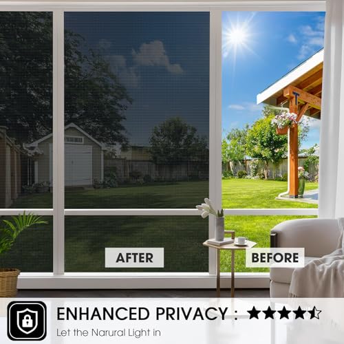 Black 23.6x78.7in Window Film G1636