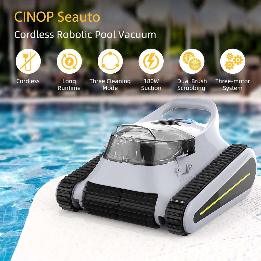 Cordless Robotic Pool Vacuum C133296