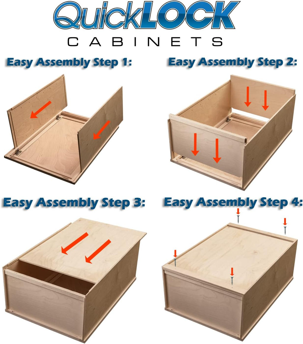 60" Wide 2 x 30" W x 30" H x 12" D Shaker Storage Cabinets W250511