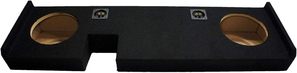 Dual 10" Custom Fit Subwoofer Box Enclosure for Ford F150 Extended Super Cab Truck Q532134