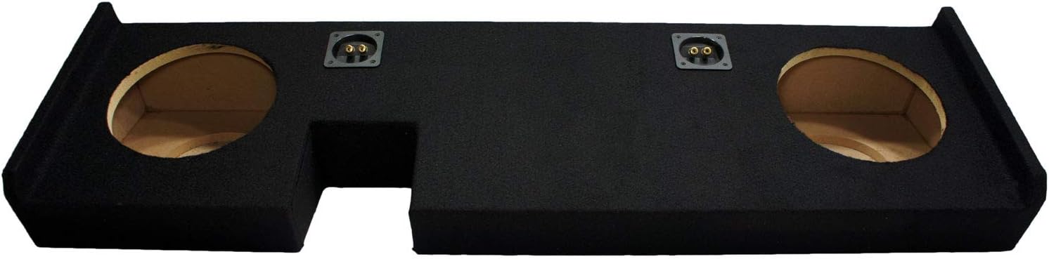 Dual 10" Custom Fit Subwoofer Box Enclosure for Ford F150 Extended Super Cab Truck Q532134
