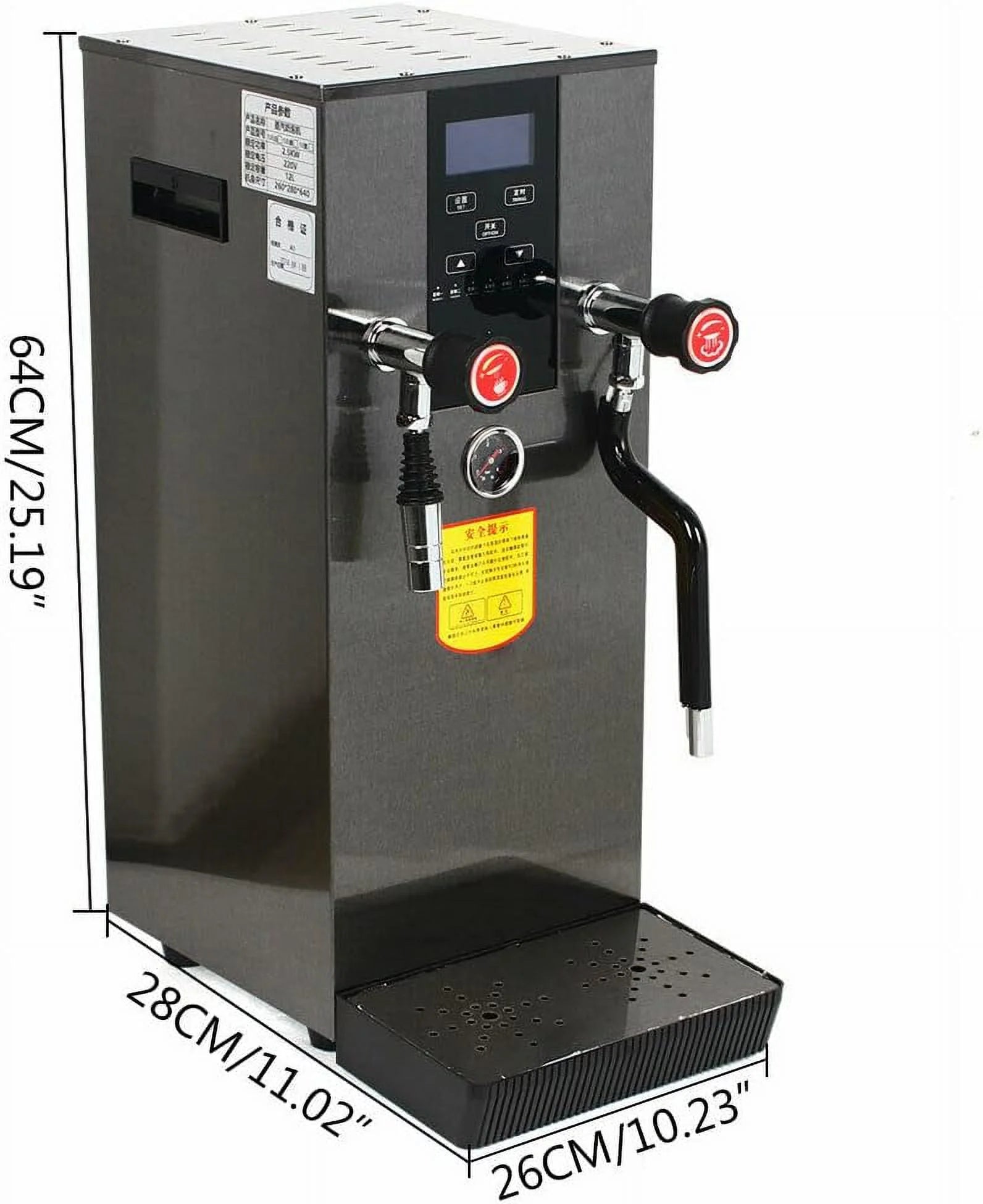 2500W 110V Commercial Stainless Steel Espresso Coffee Machine F6598