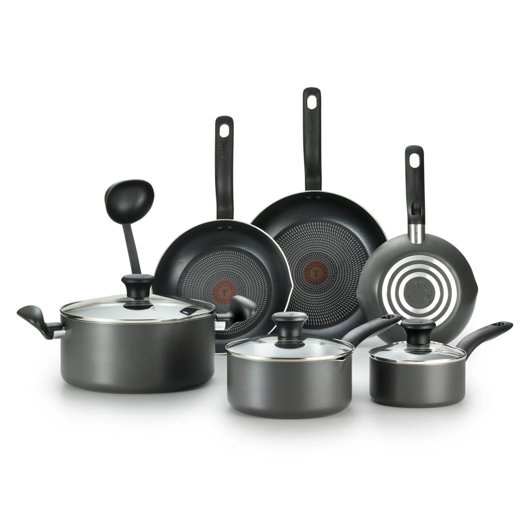 10 Piece Non-Stick Black Cookware Set L64451