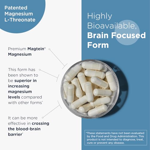 90 Vegan Capsules Magnesium L-Threonate Supplement D234711
