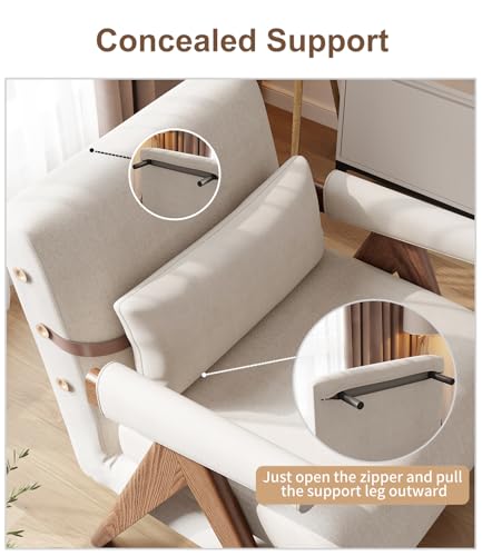 Beige White Convertible Sofa Bed Chair D9754