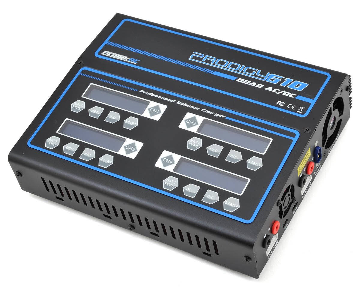 Prodigy 610 Quad AC LiHV Lipo AC DC Battery Charger D183