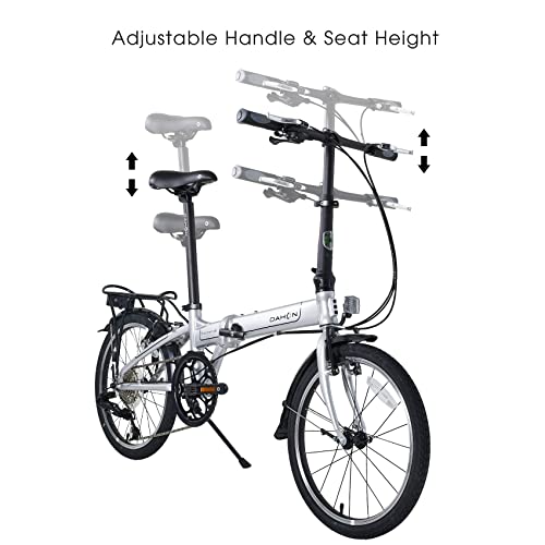 20" 8-Speed Folding Bike with Aluminum Frame A9131